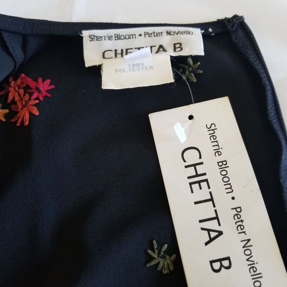 Chetta B by Sherrie Bloom and David Noviello Black Dress, Size 8, NWT, Vintage - Picture 9 of 11